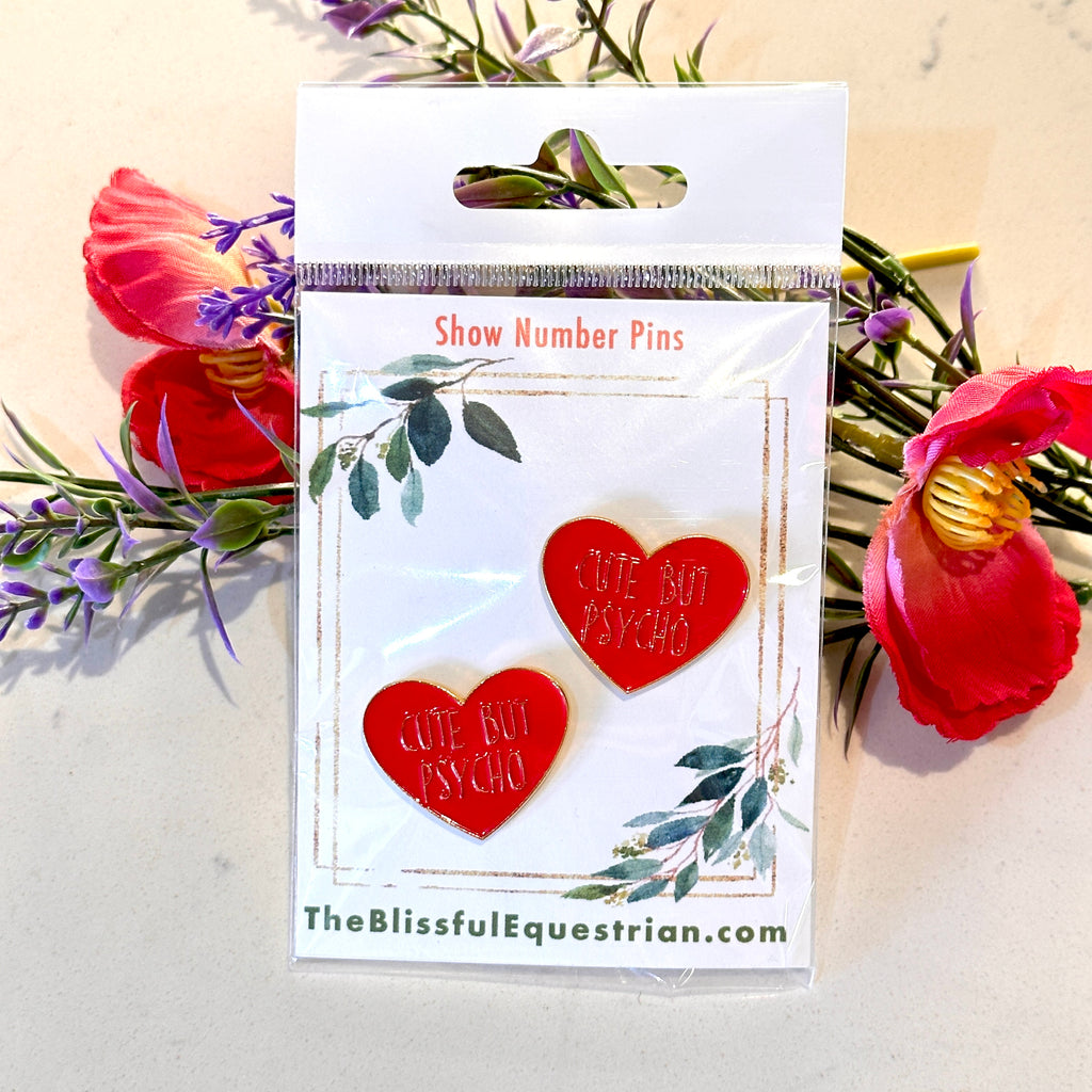 Saddle Pad Show Pins