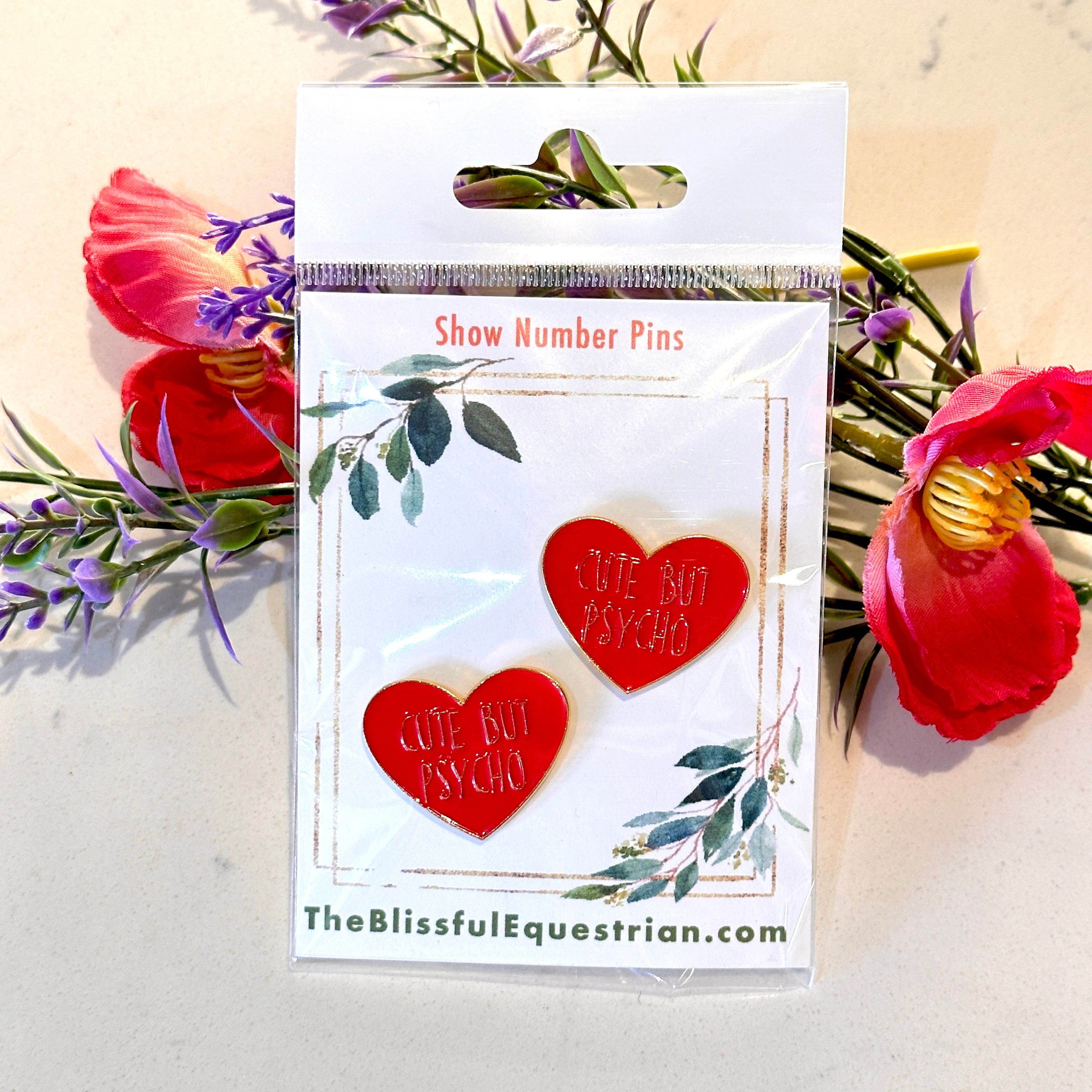 Saddle Pad Show Pins