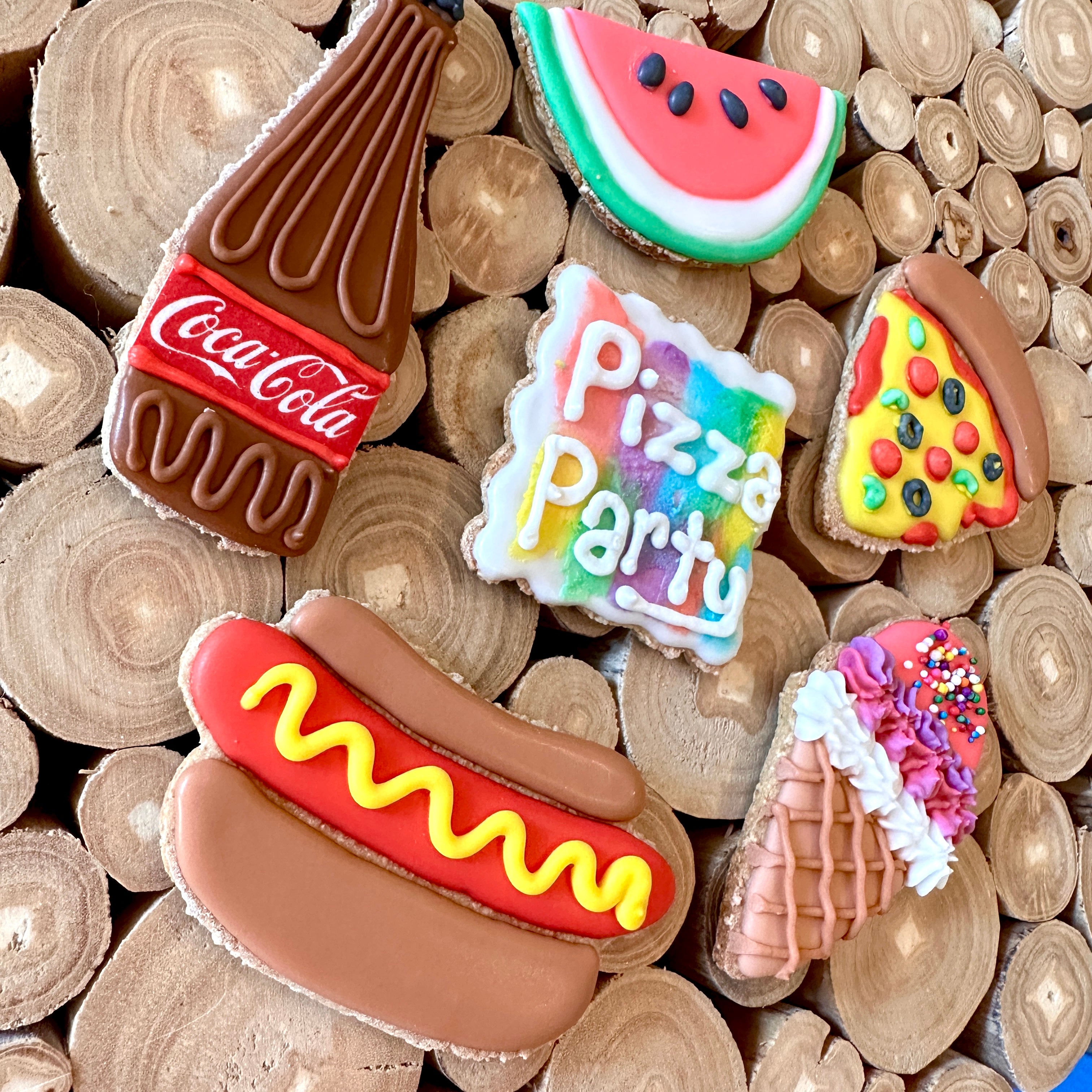 Pizza Party Horse Cookie 6 pack