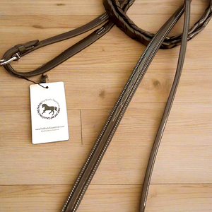 Wesley Fancy Stitch Laced Reins
