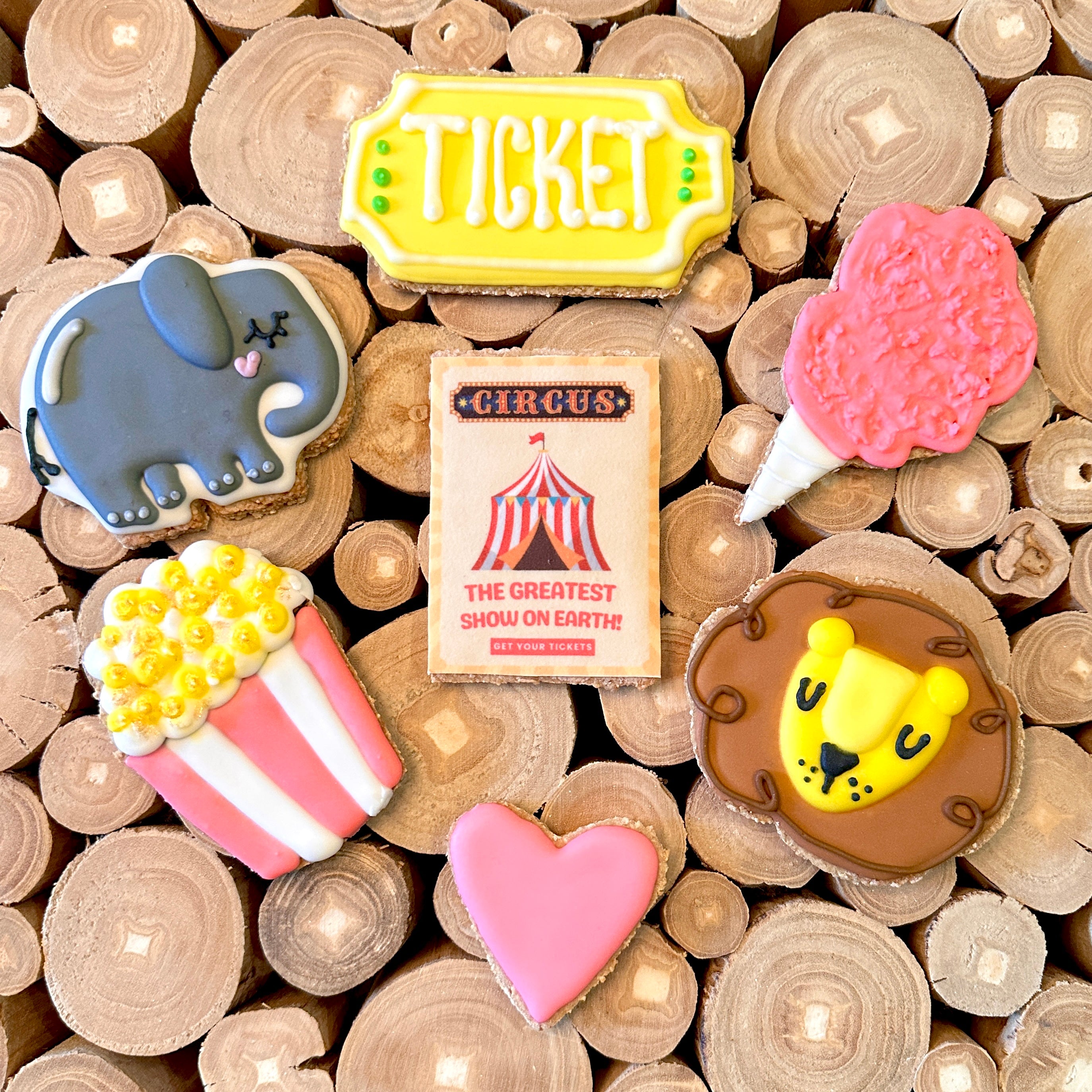 Circus Fun 6 pack Horse Cookies