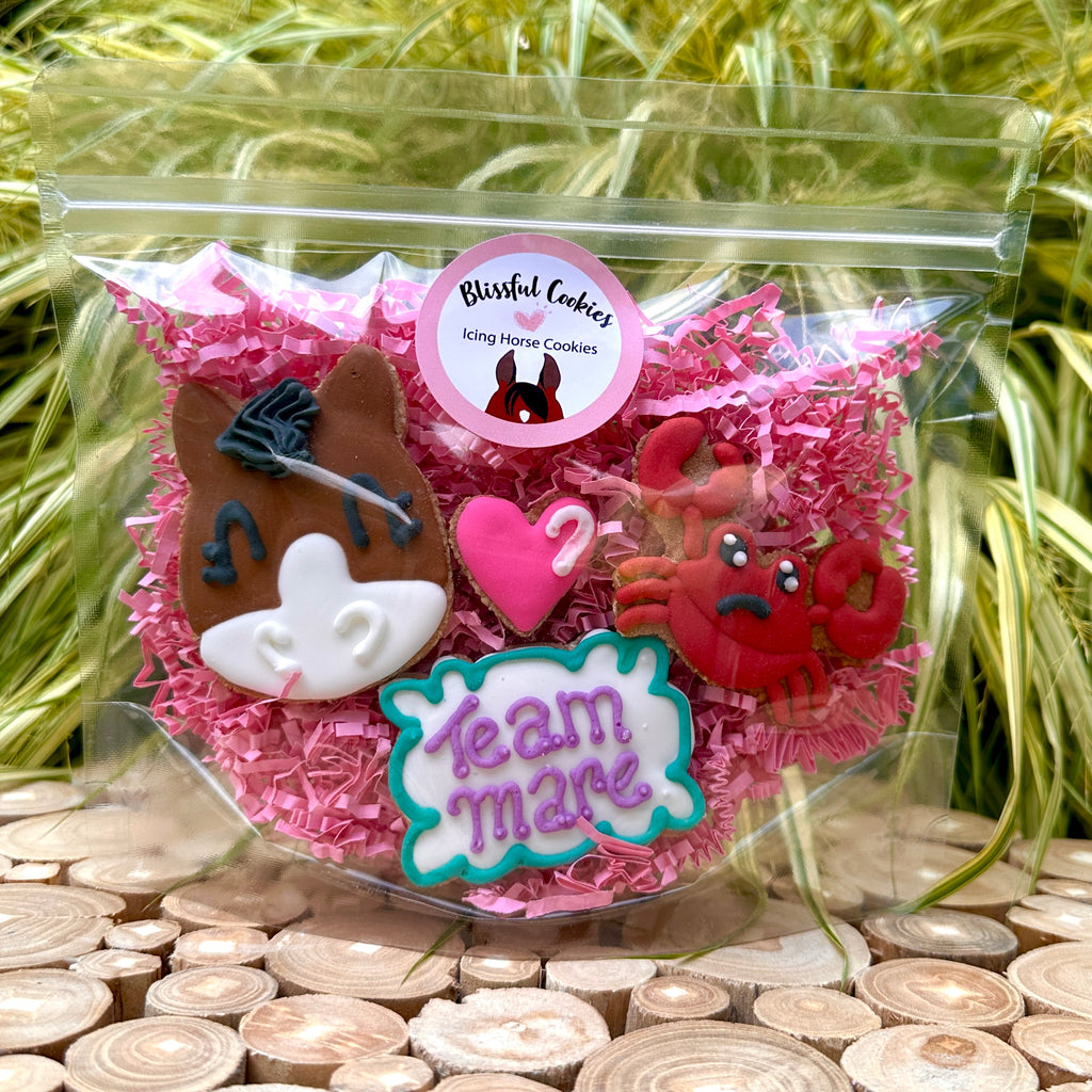 Team Mare Horse Cookie 7 pack