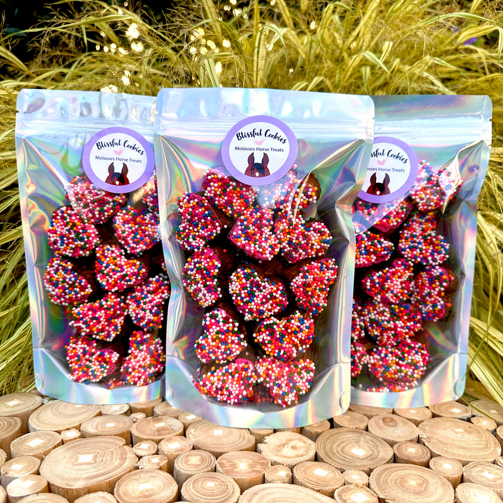 Molasses Rainbow Sprinkle Cookies