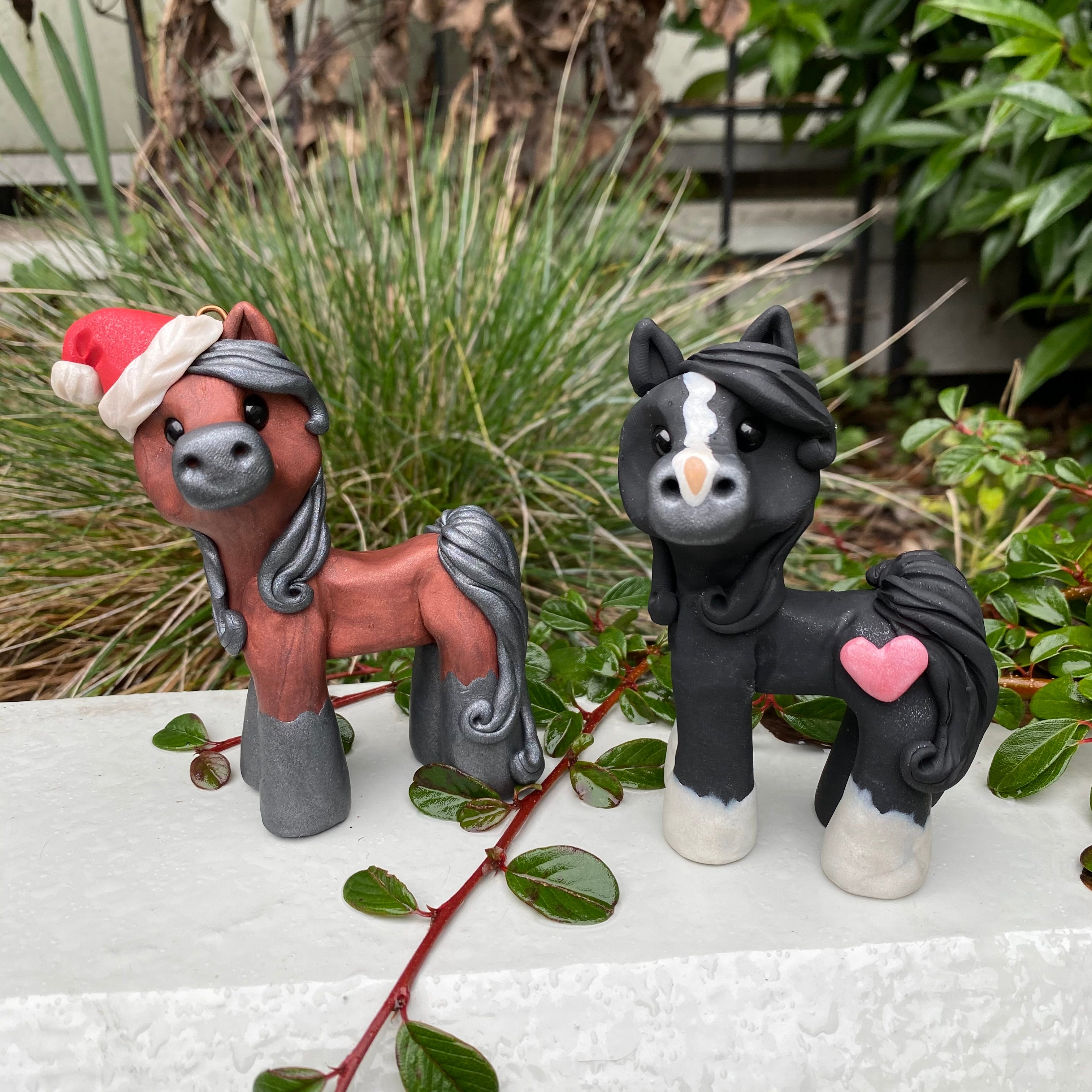 Custom Clay Horse Sculptures
