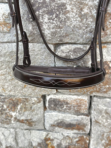 Milano Wide Flat Fancy Stitch Bridle