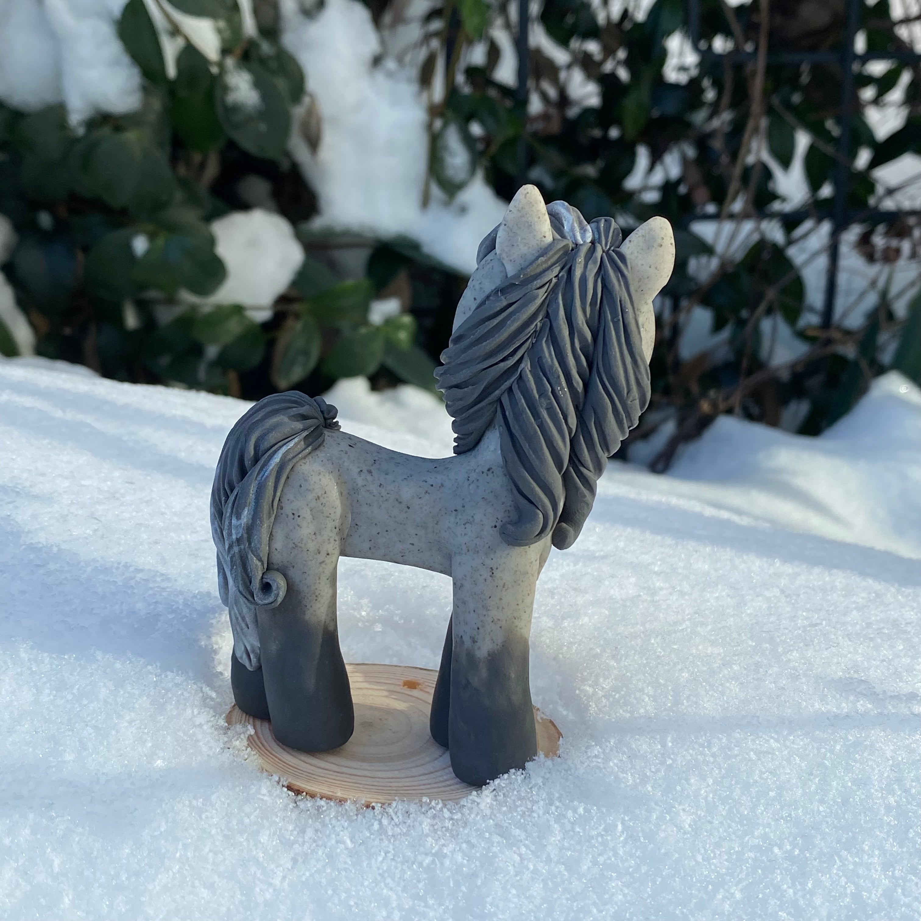 Custom Clay Horse Sculptures