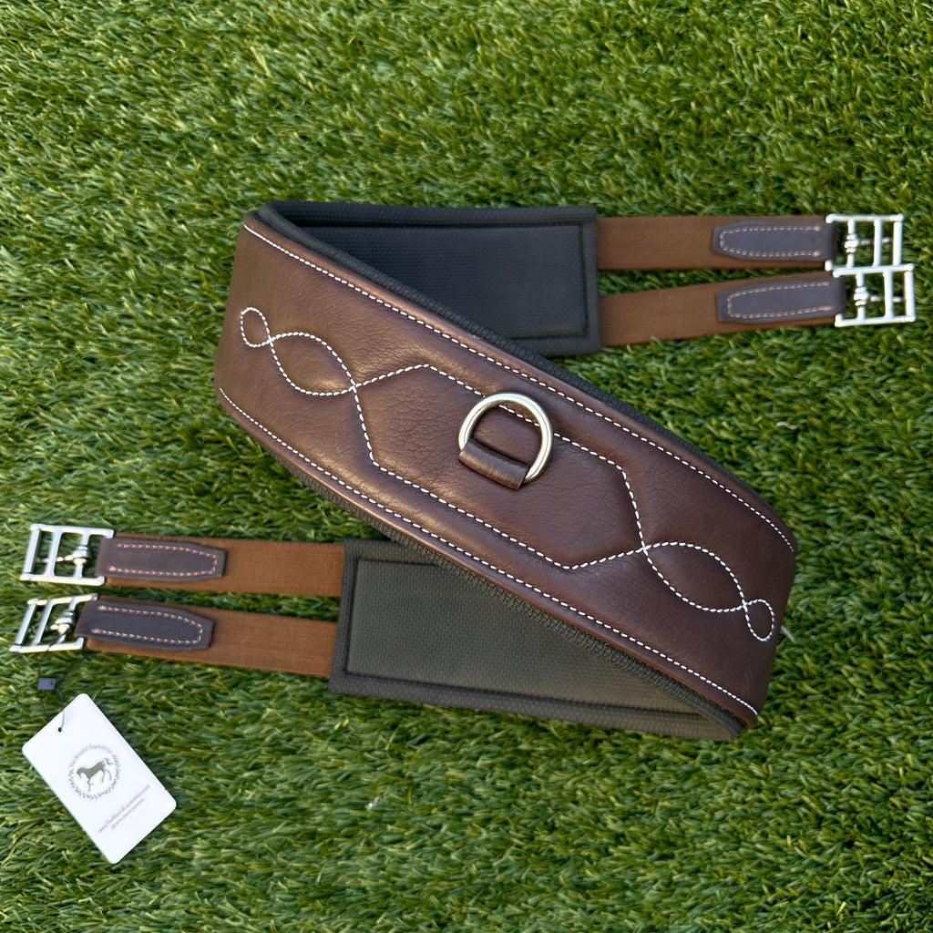Soft Padded Pro Leather Hunter Girth with Liner Options