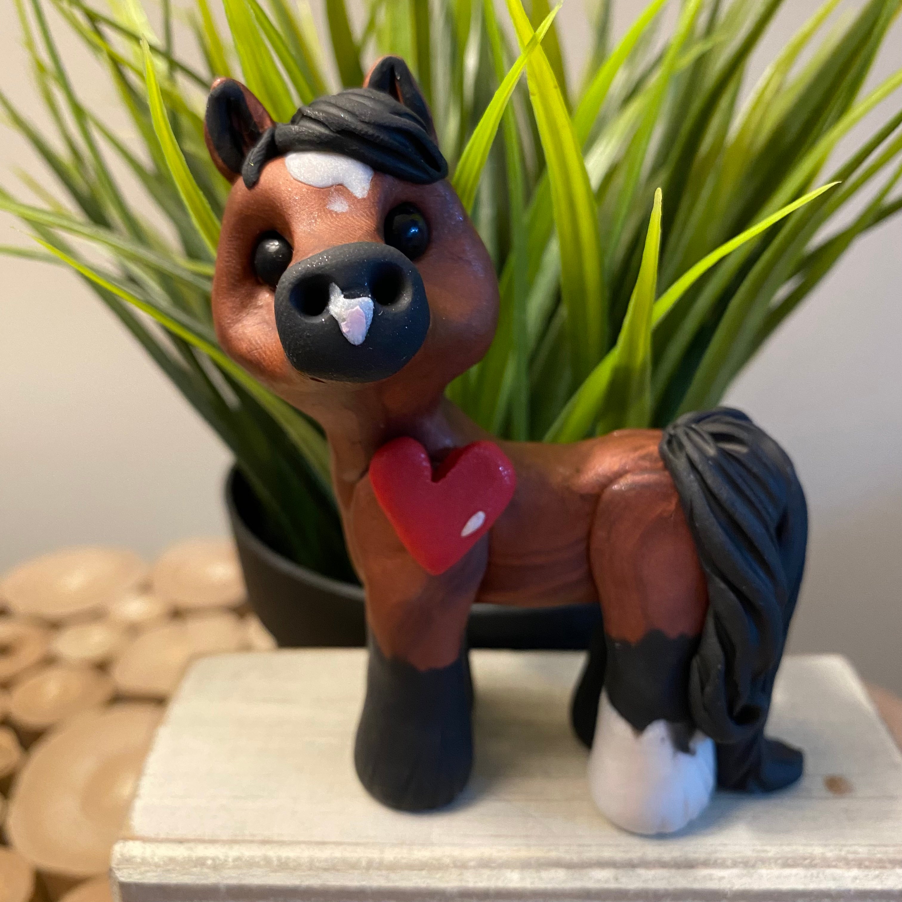 Custom Clay Horse Sculptures