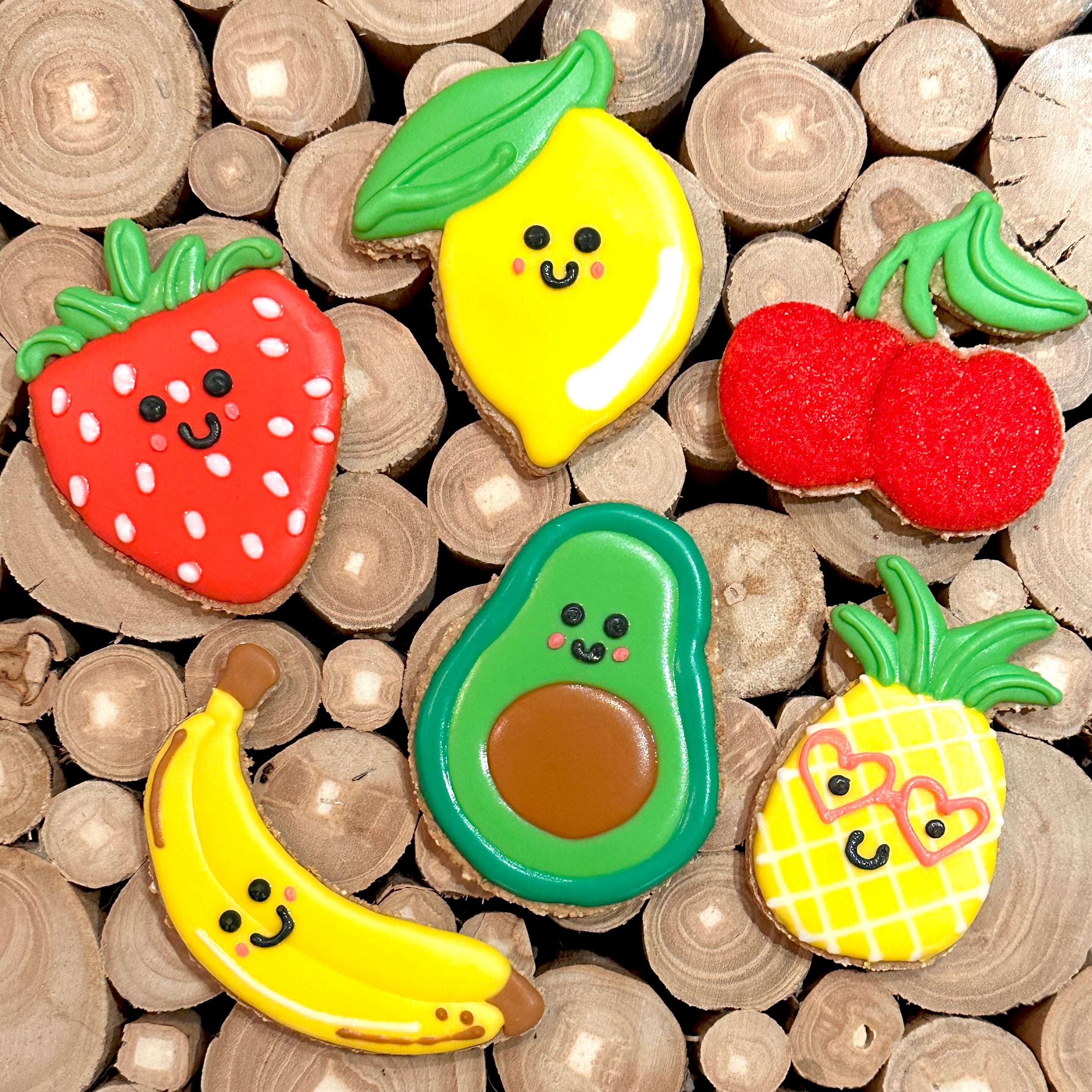 Fruit Salad Horse Cookie 6 pack