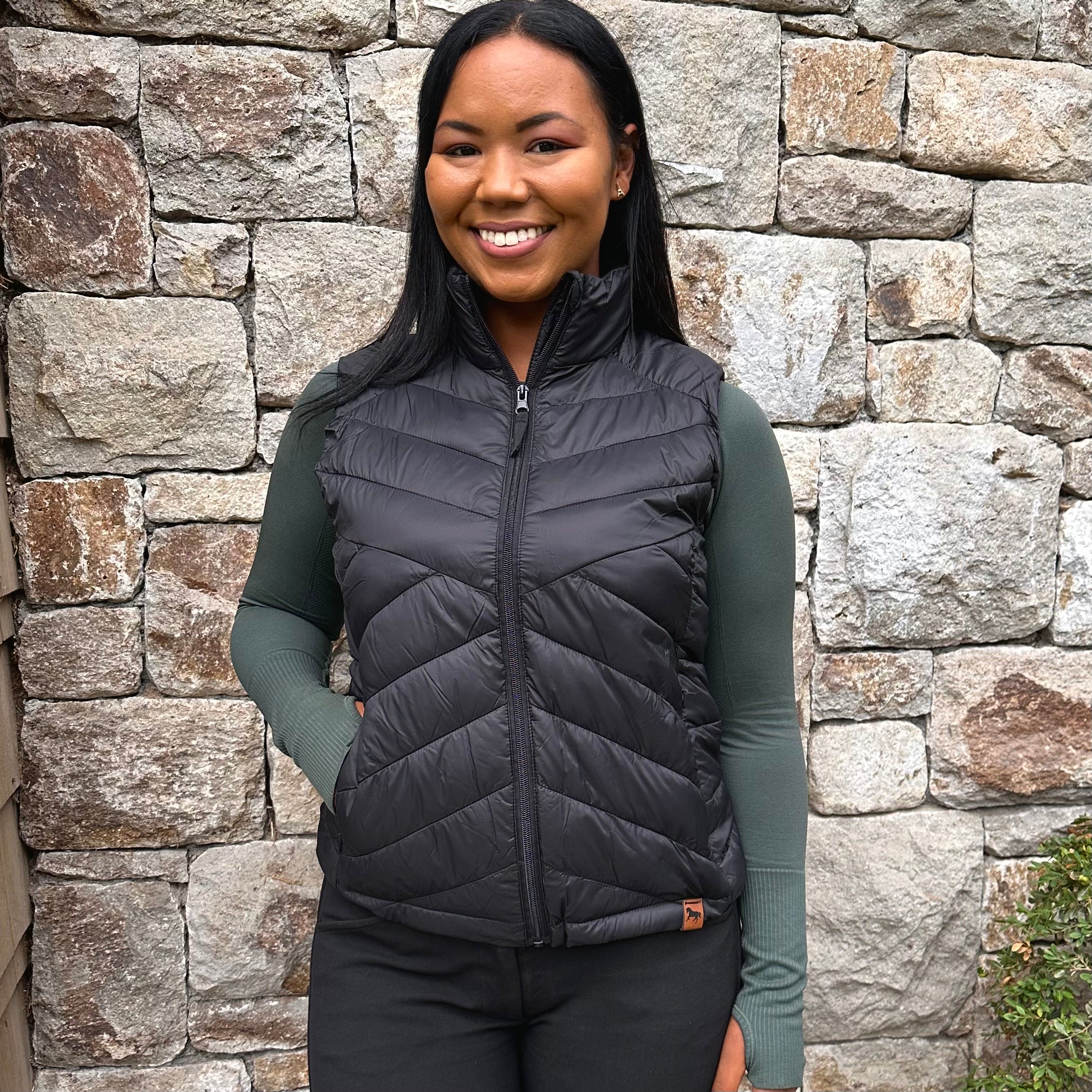 Highbury Puffer Vest - Black