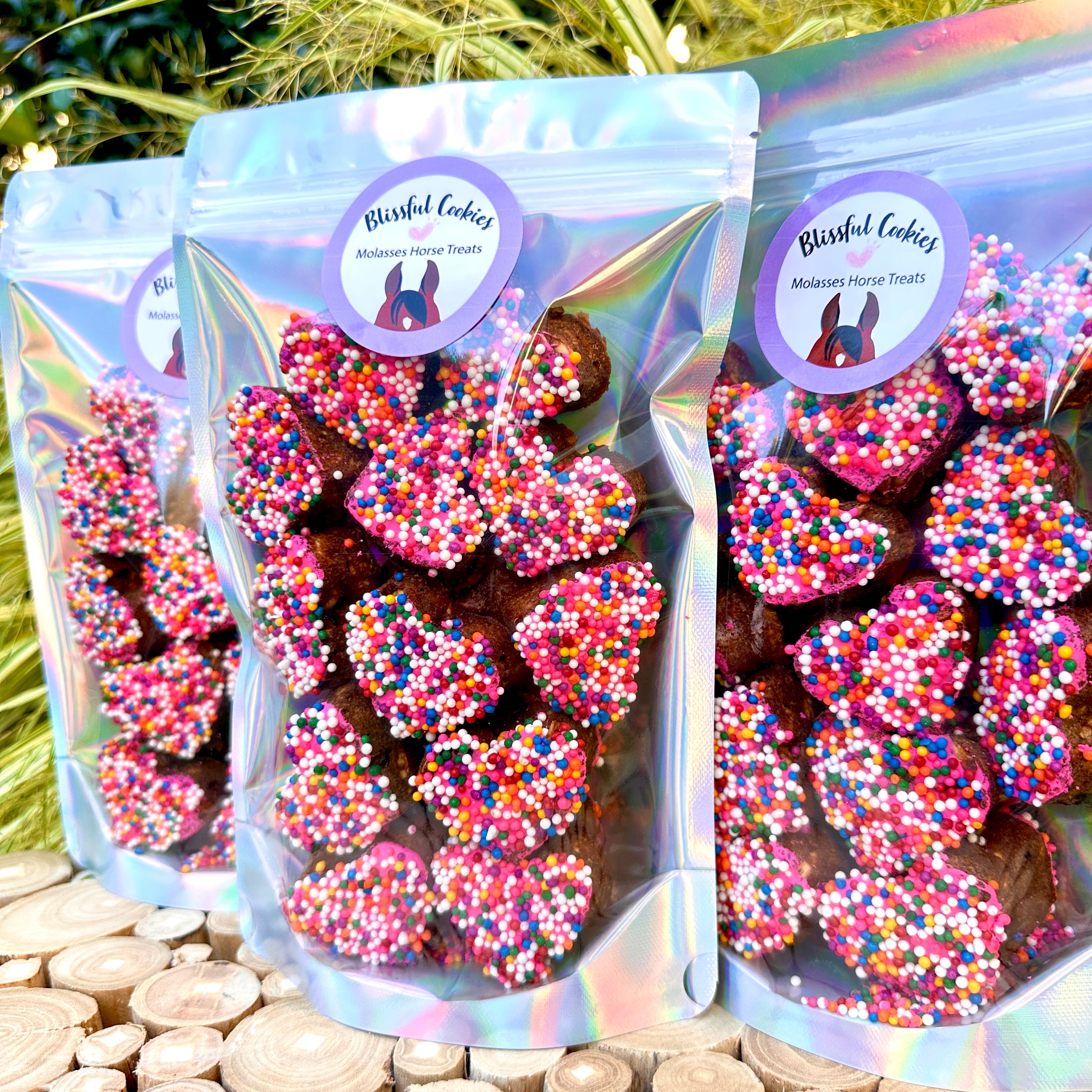 Molasses Rainbow Sprinkle Cookies