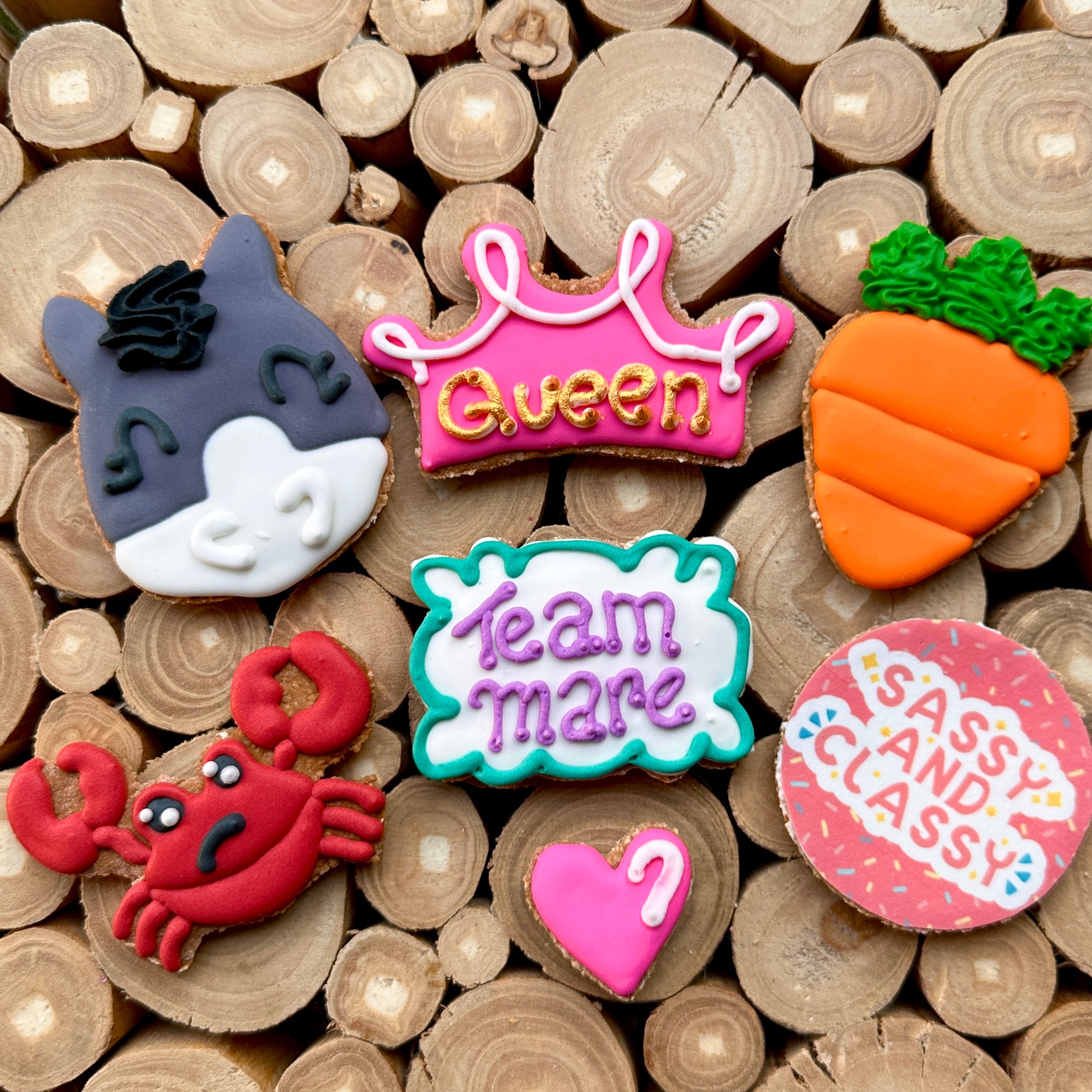 Team Mare Horse Cookie 7 pack