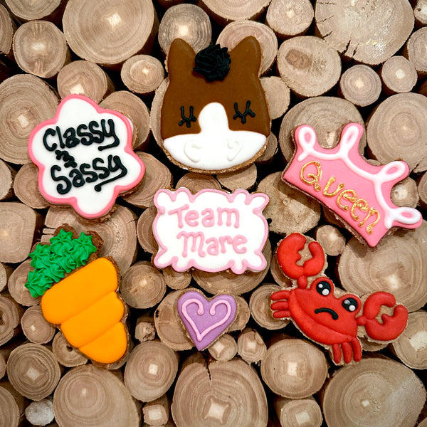 Team Mare Horse Cookie 7 pack