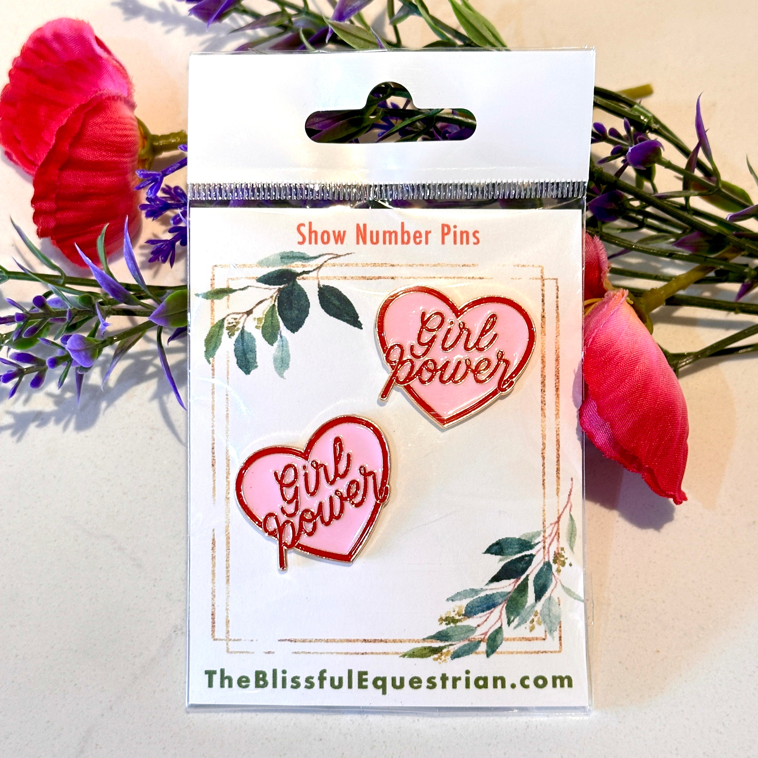 Saddle Pad Show Pins