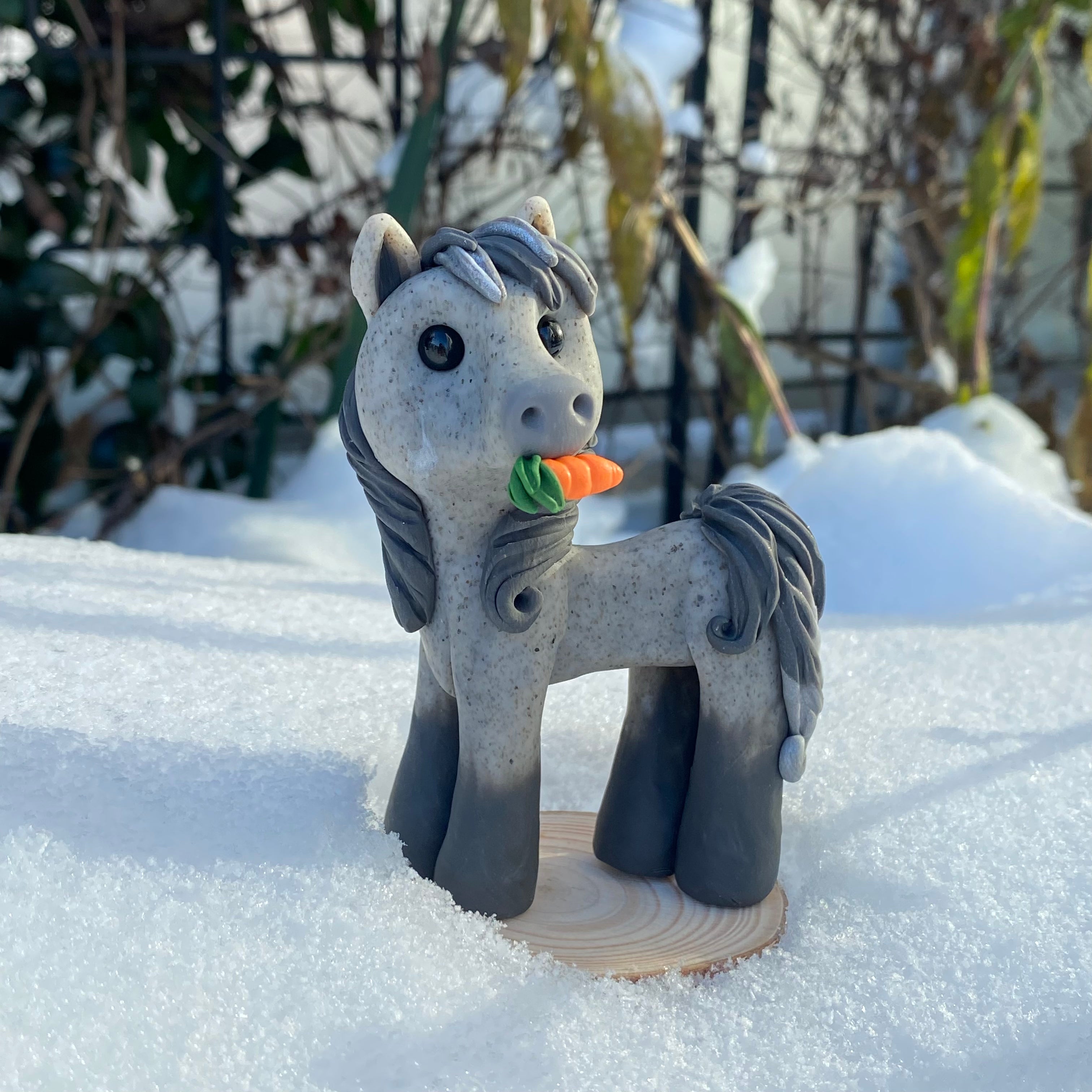 Custom Clay Horse Sculptures