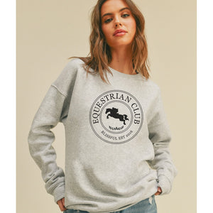 Equestrian Club Sweatshirt - Jump