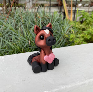 Custom Clay Horse Sculptures