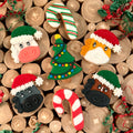 Santa Hat Ponies Holiday 7 pack