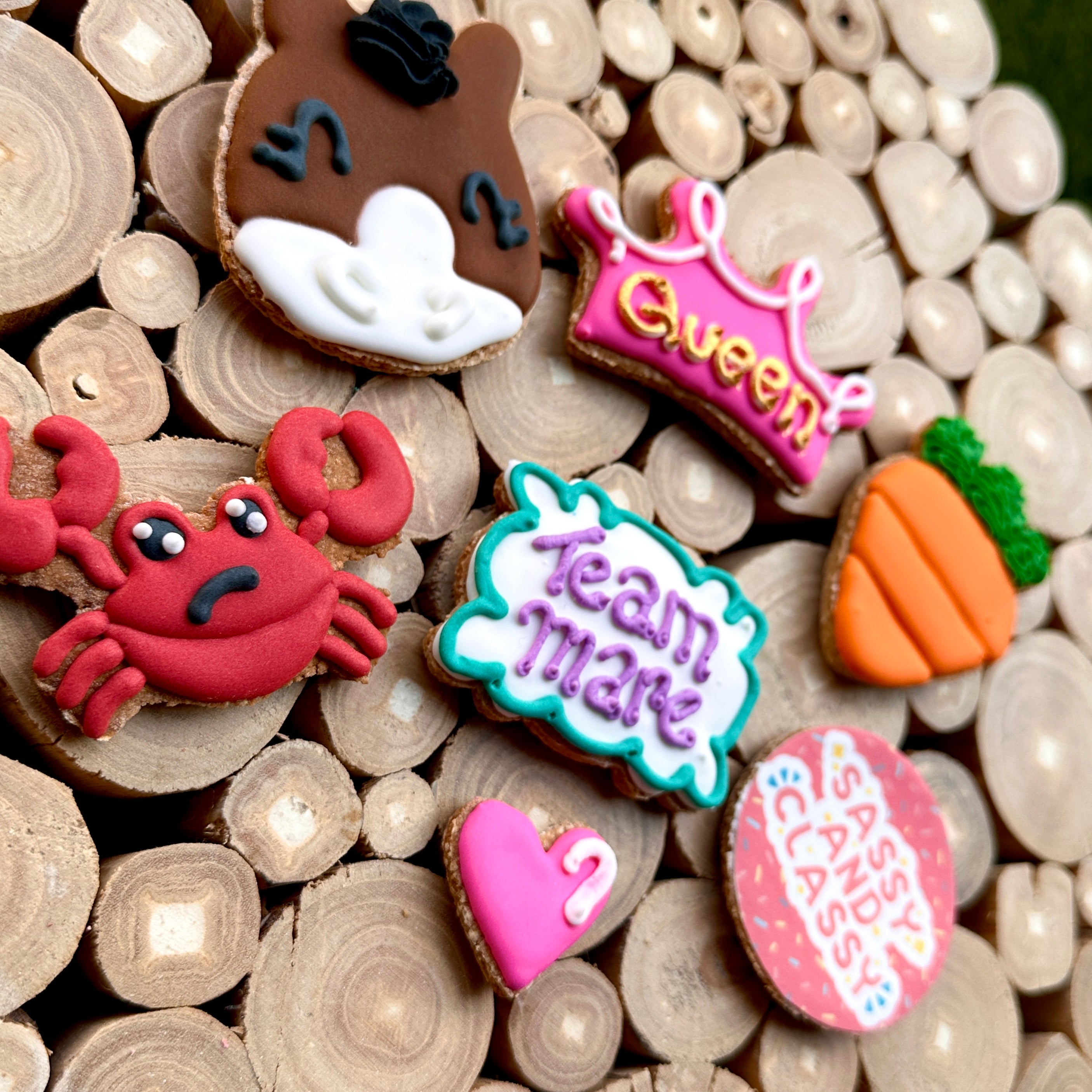 Team Mare Horse Cookie 7 pack