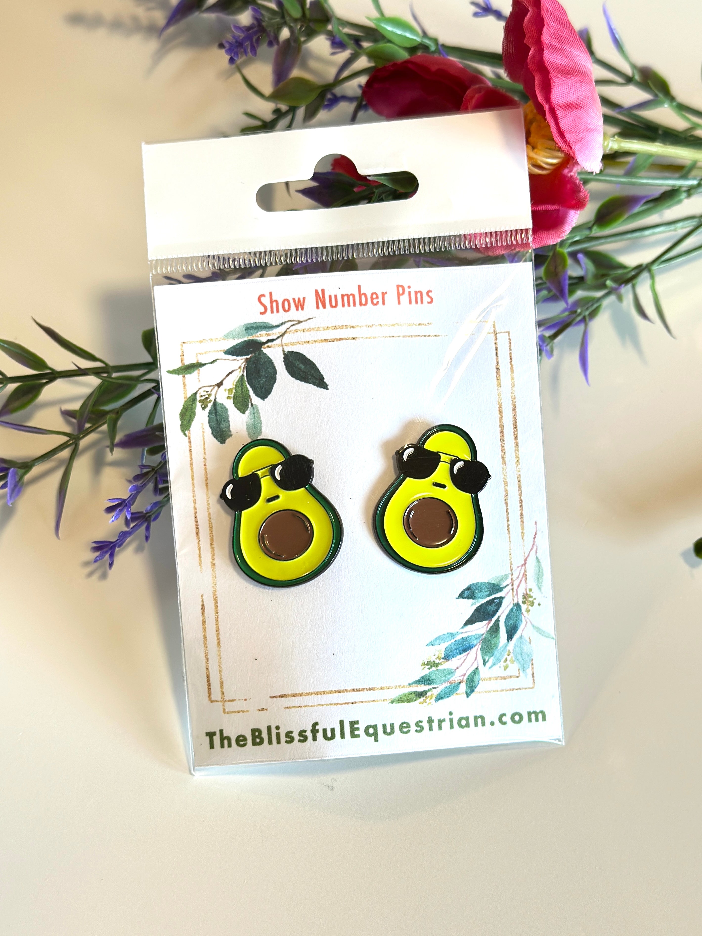 Saddle Pad Show Pins