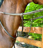 Wesley Fancy Stitch Running Martingale with Open Rings