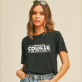 May the Course be with you Tee - Black