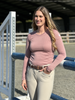 Prescott Long Sleeve Tech Top - Misty Rose