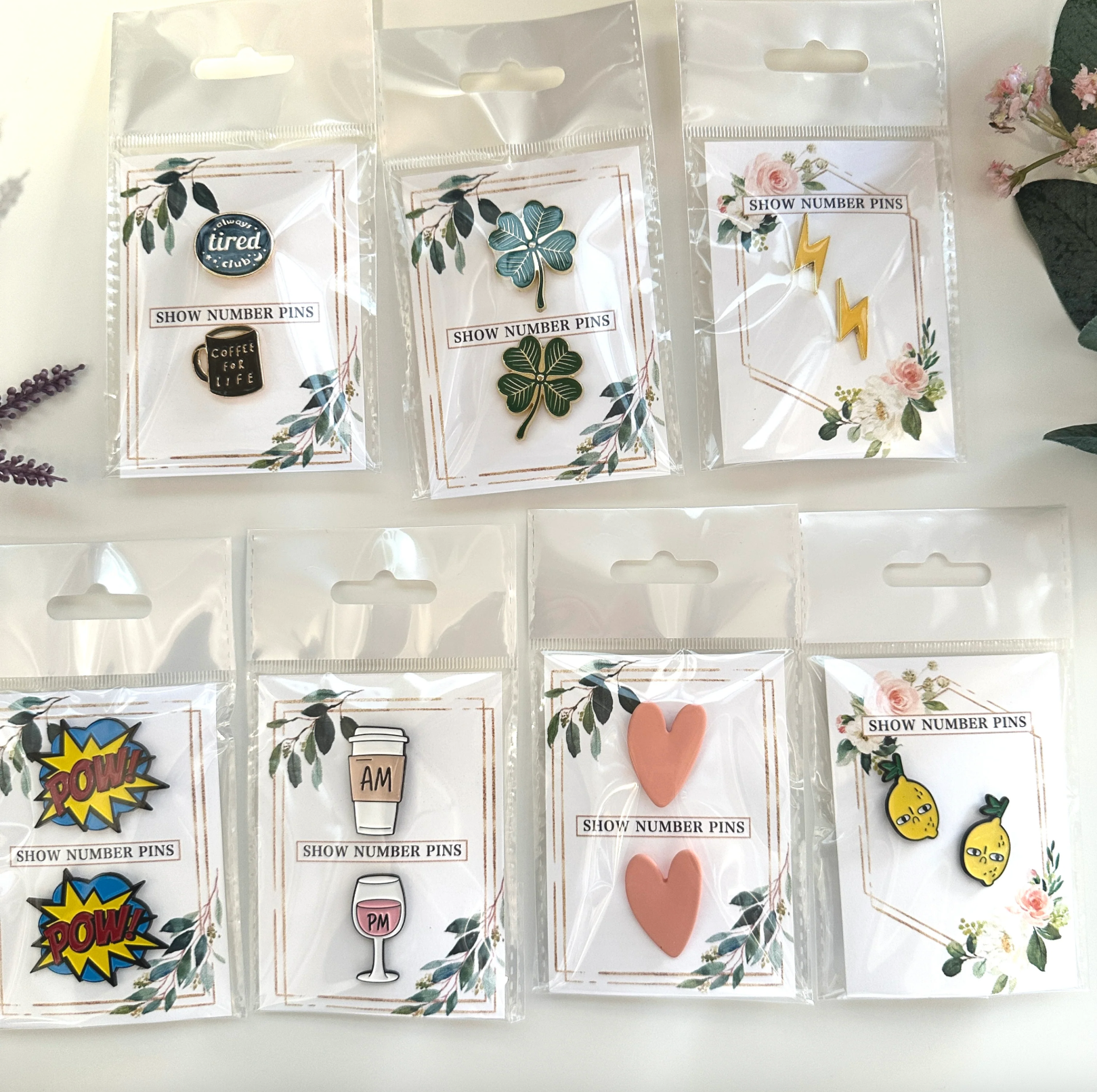 Custom Saddle pad Pins