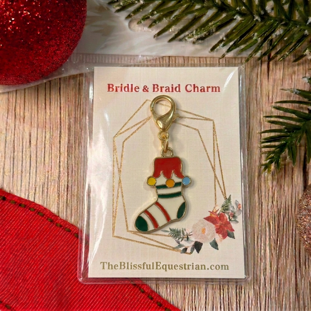 Christmas Braid & Bridle Charm
