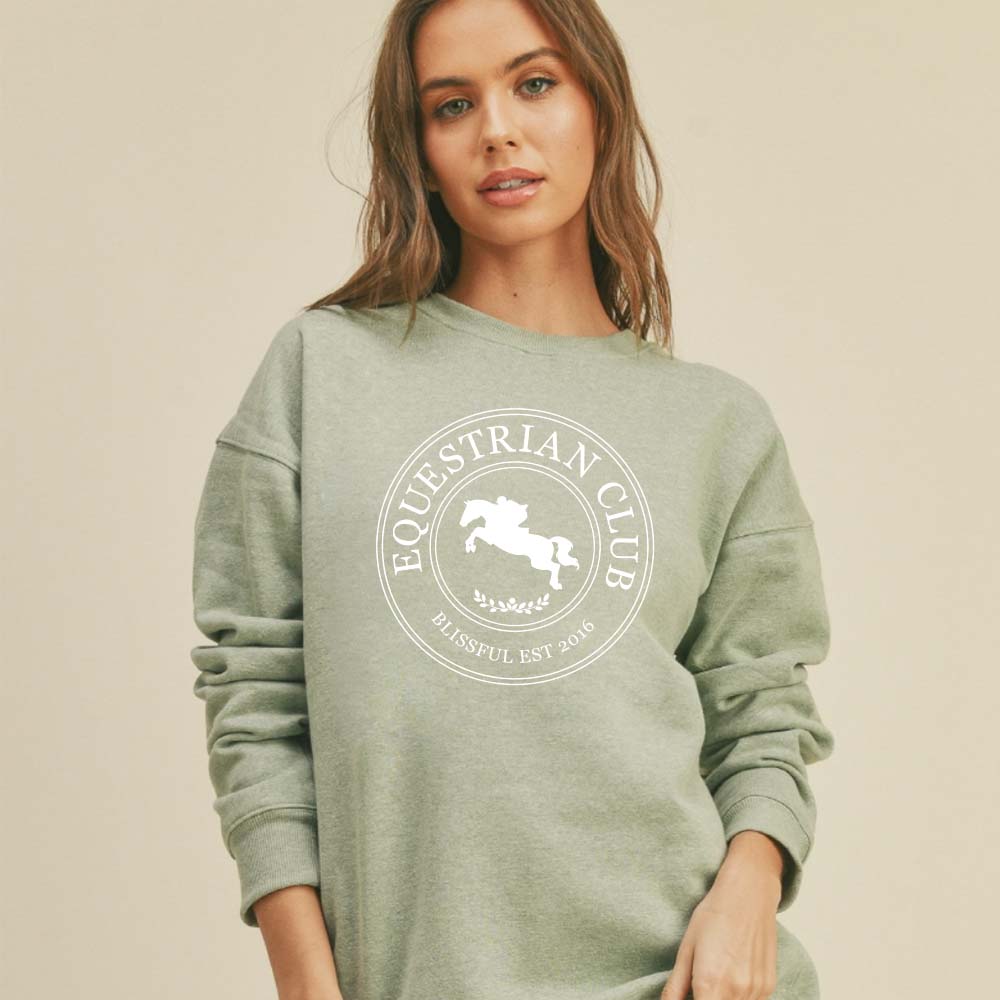 Equestrian Club Sweatshirt - Jump