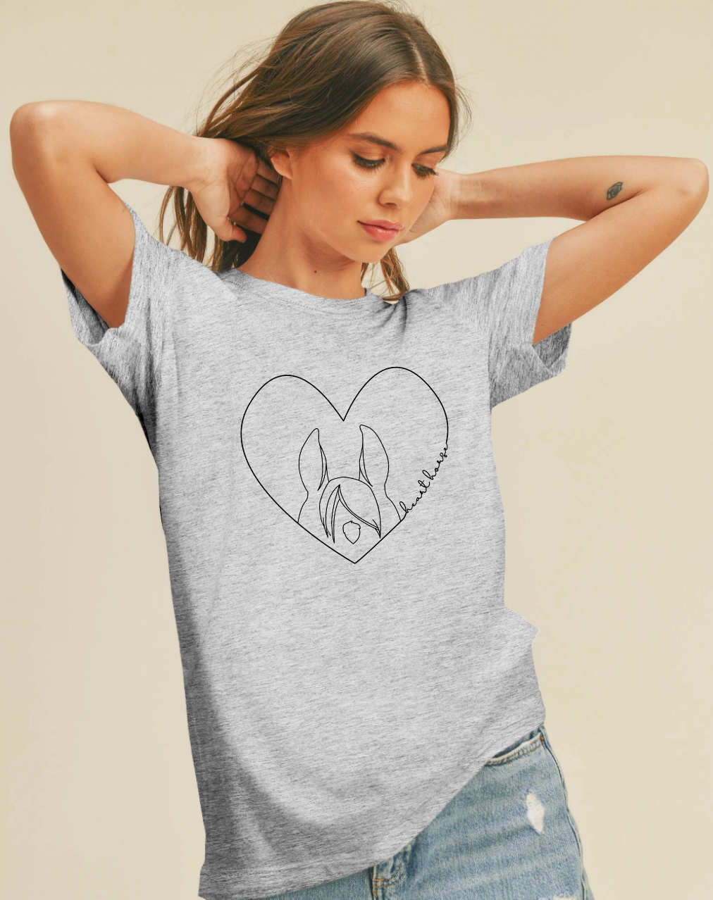 Heart Horse Super Soft Cotton Tee