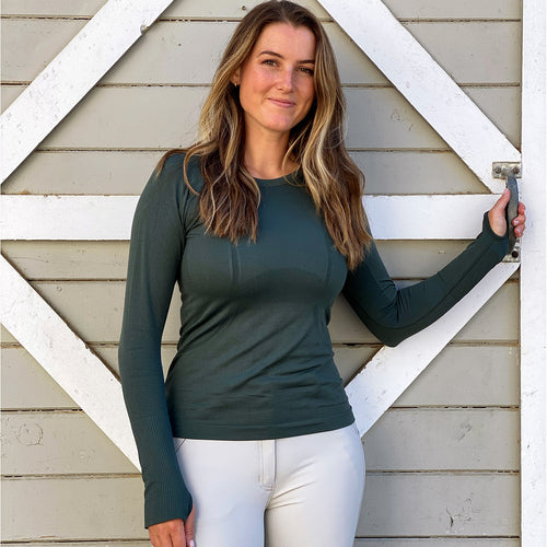Prescott Long Sleeve Tech Top - Forest