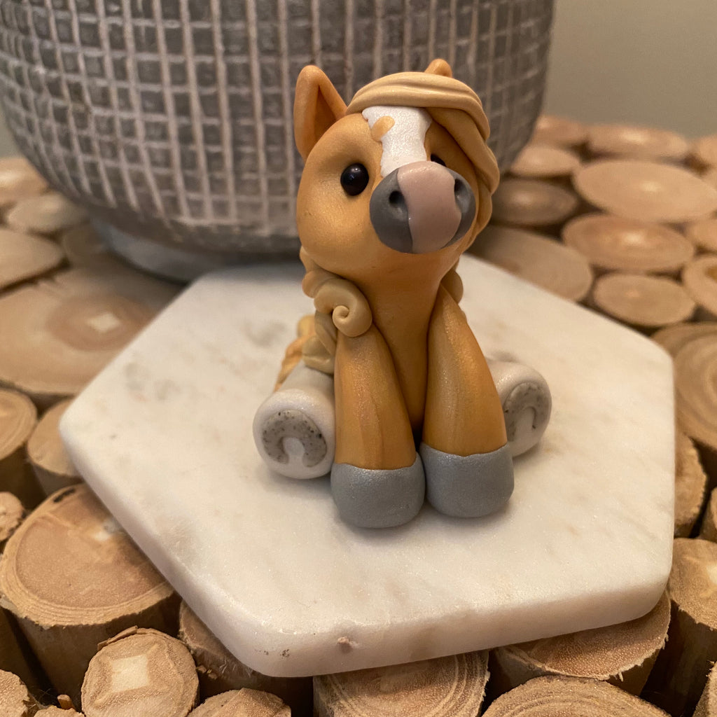 Custom Clay Horse Sculptures