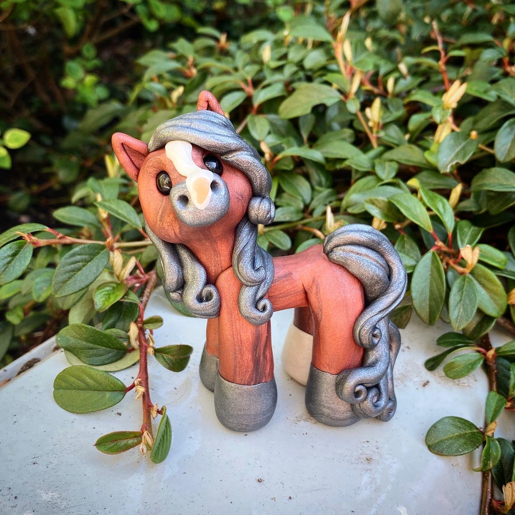 Custom Clay Horse Sculptures