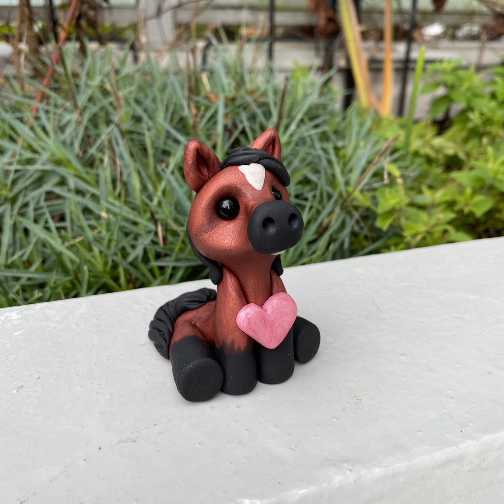 Custom Clay Horse Sculptures
