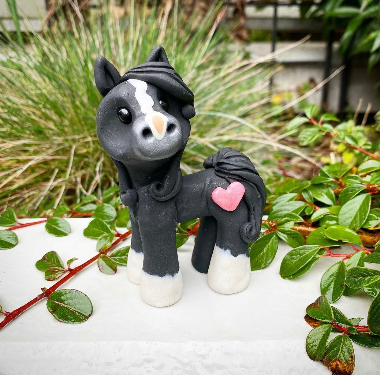 Custom Clay Horse Sculptures