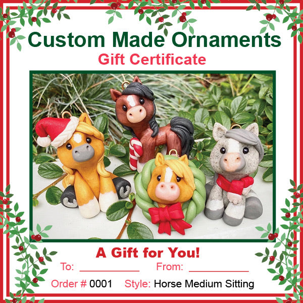 Custom Clay Horse Sculptures