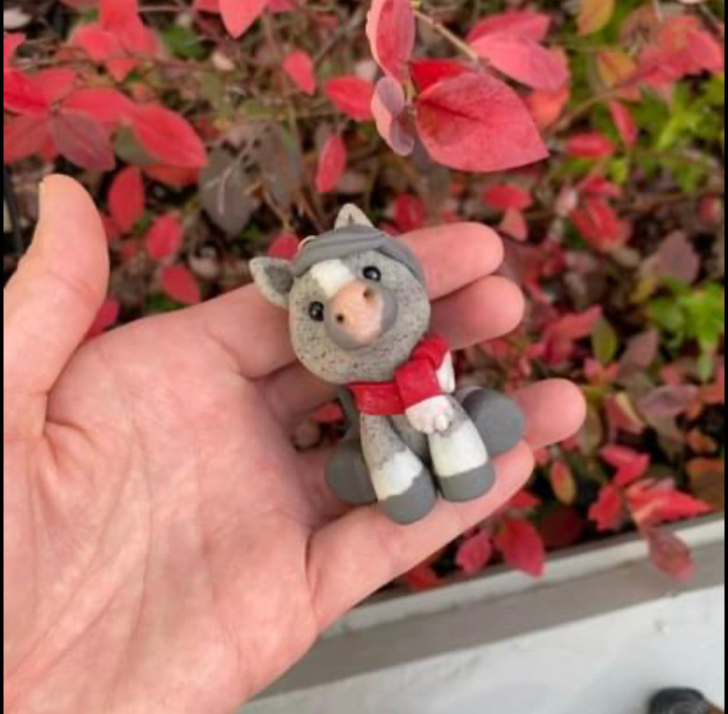 Custom Clay Horse Sculptures