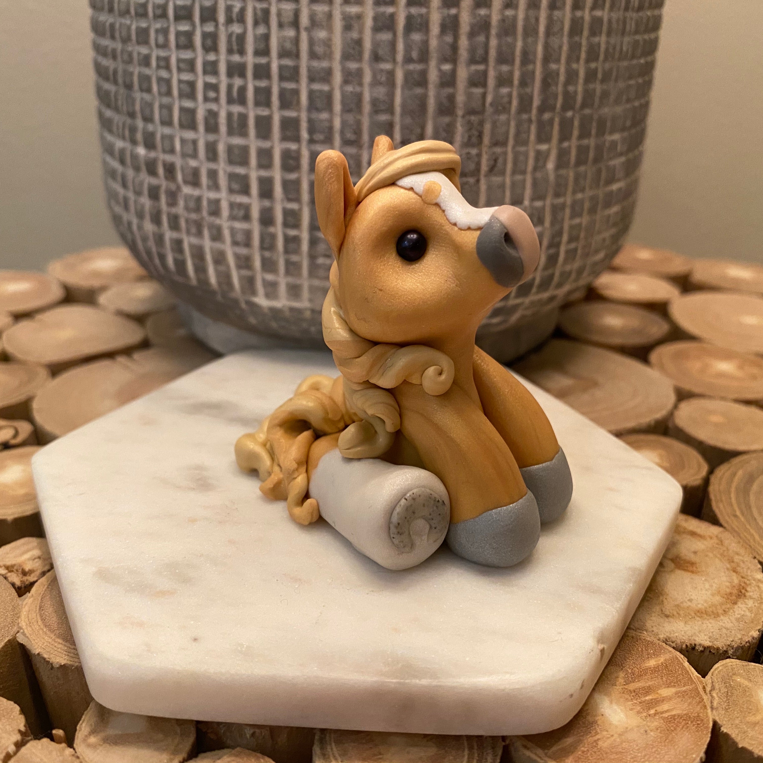 Custom Clay Horse Sculptures