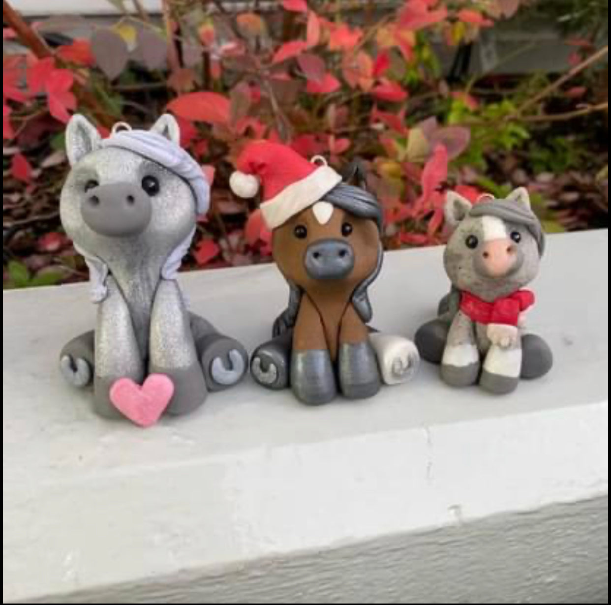 Custom Clay Horse Sculptures