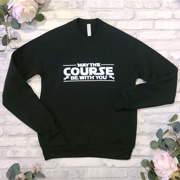 May the Course be with you Sweatshirt - Black