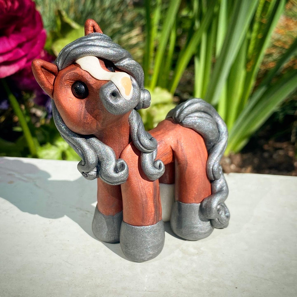 Custom Clay Horse Sculptures