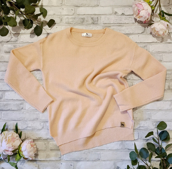 Blenheim Knit Sweater - Peach