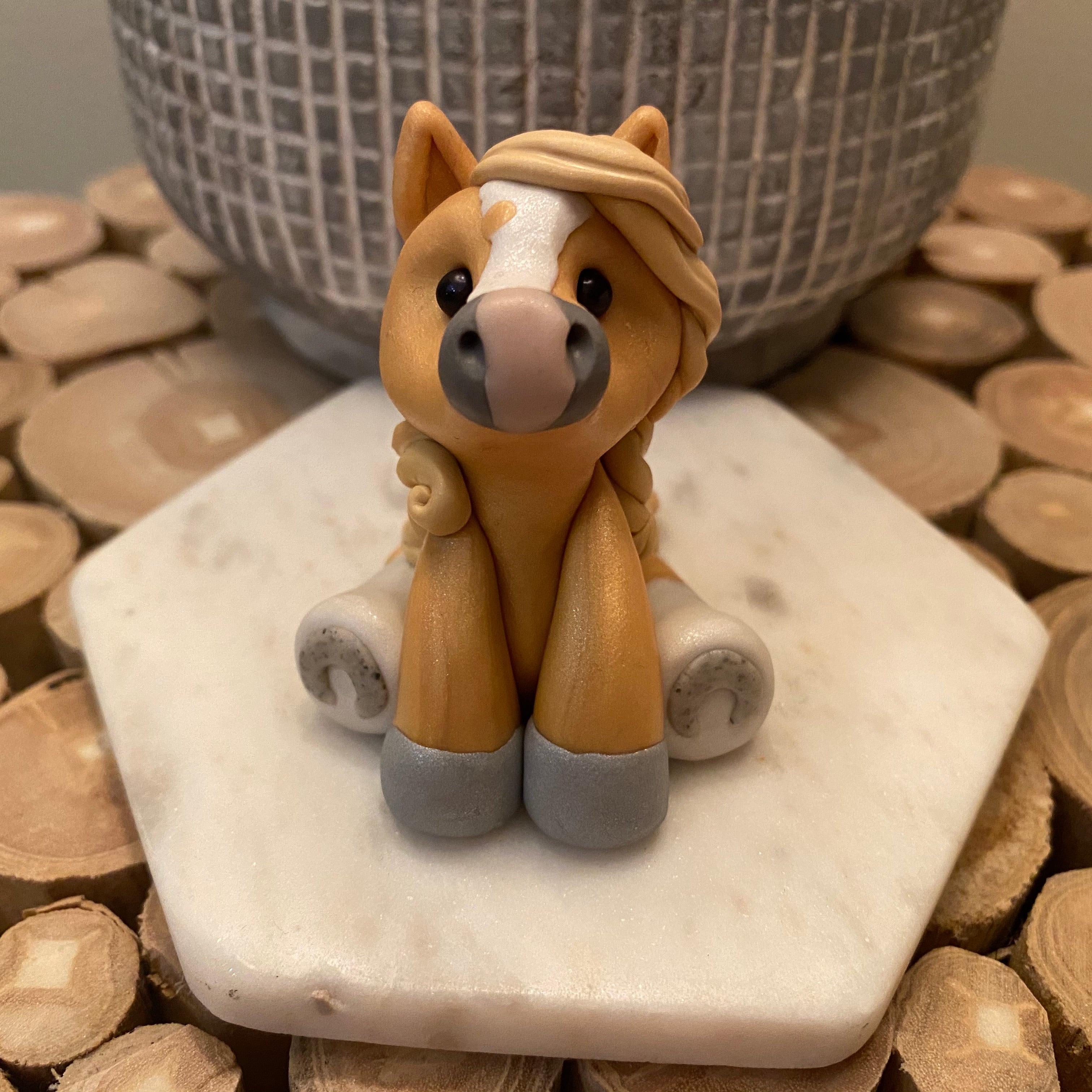 Custom Clay Horse Sculptures