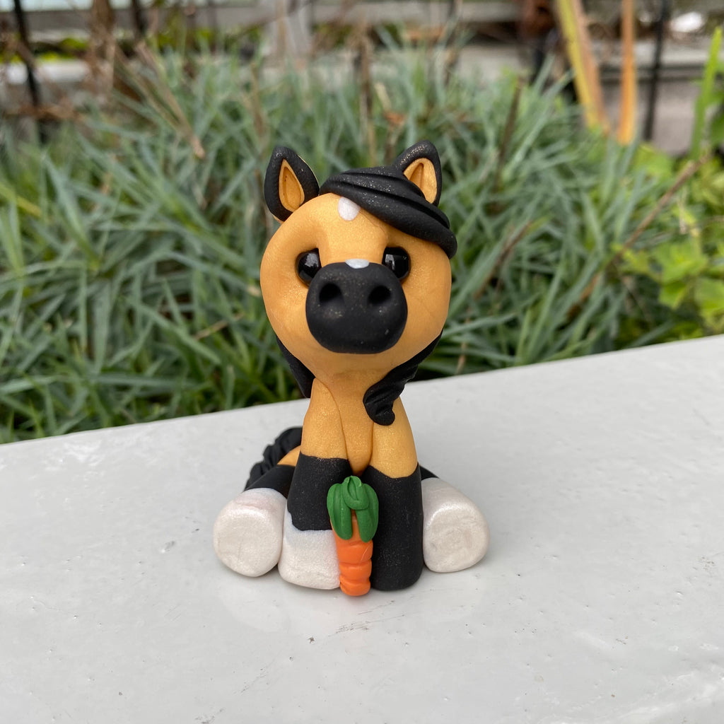 Custom Clay Horse Sculptures