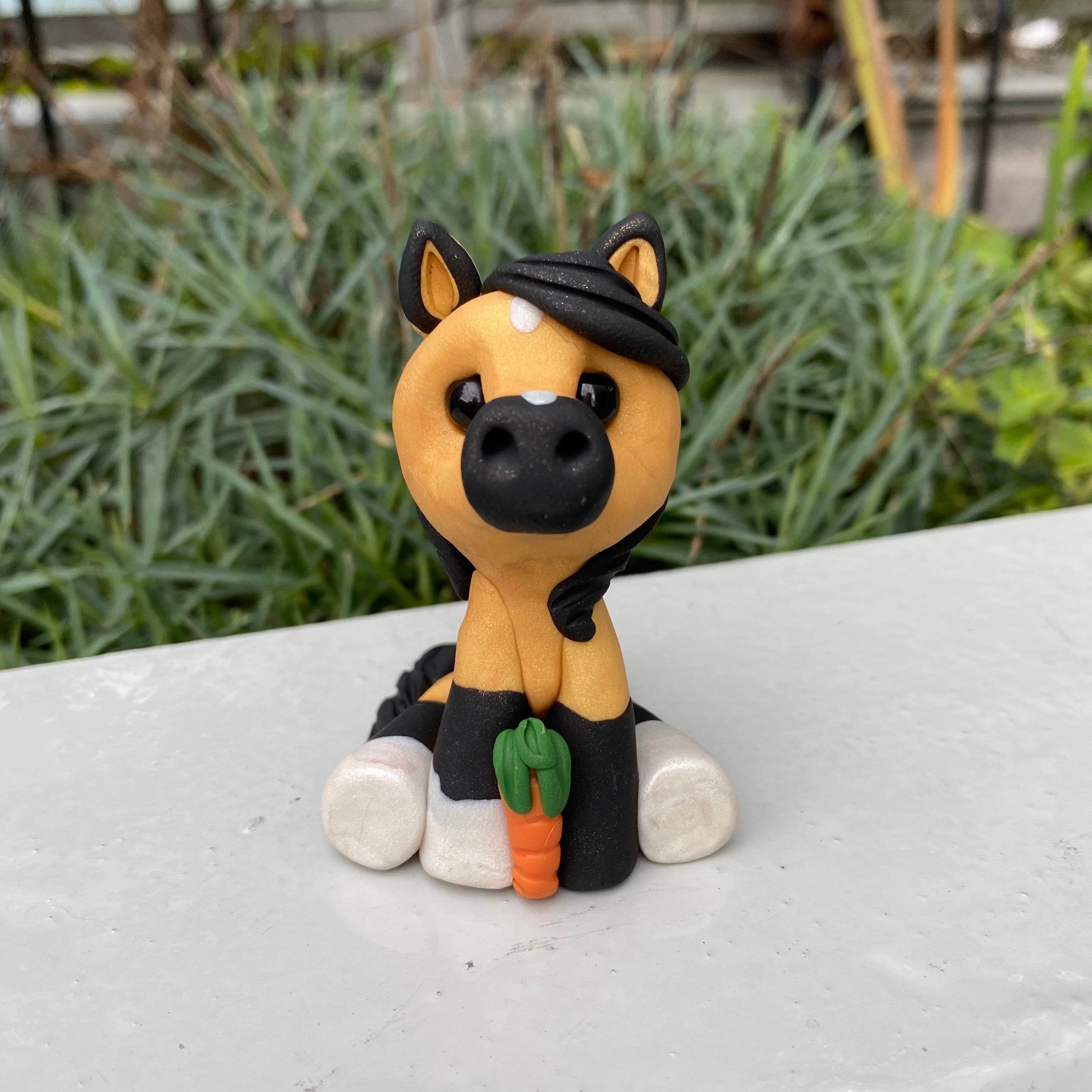 Custom Clay Horse Sculptures