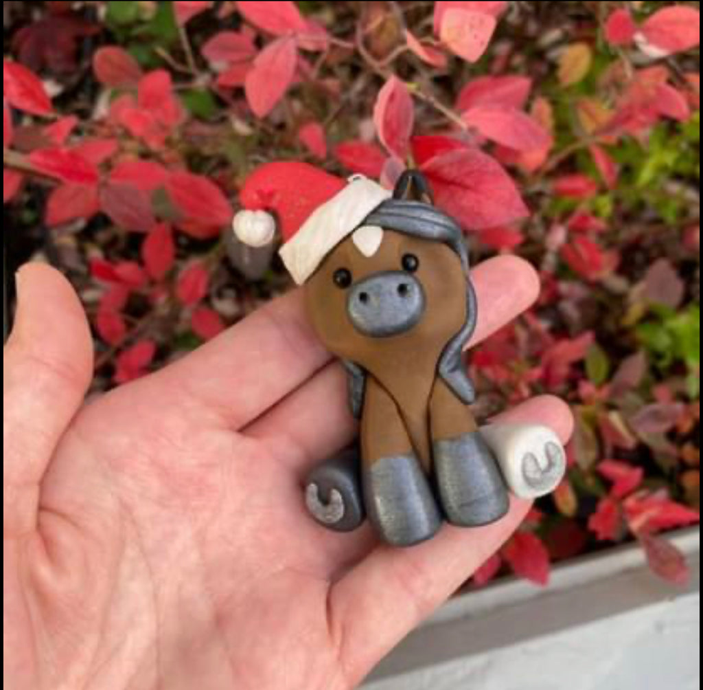 Custom Clay Horse Sculptures