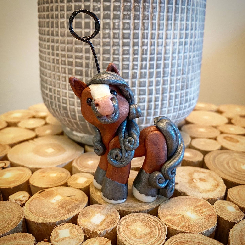 Custom Clay Horse Sculptures