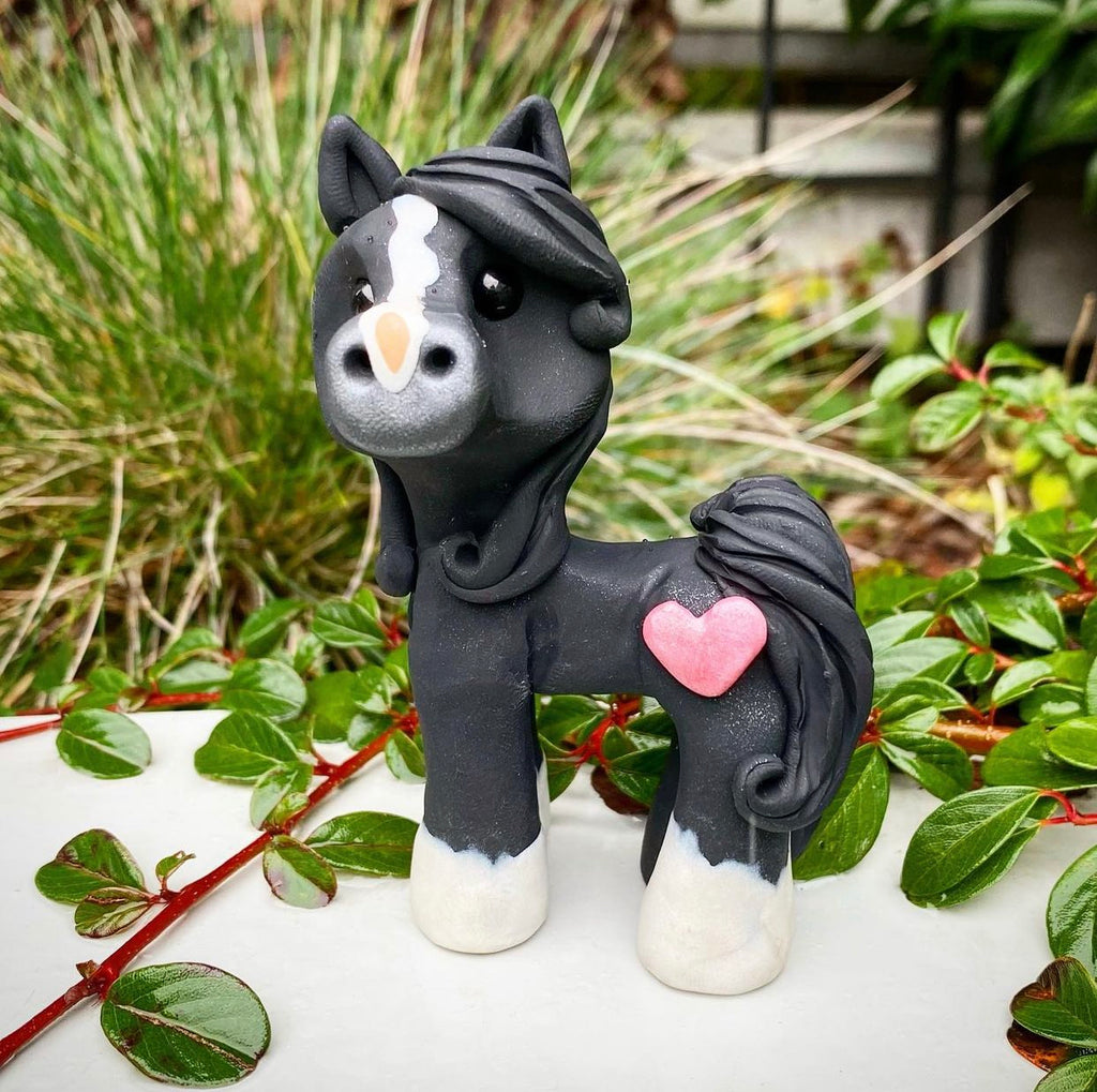 Custom Clay Horse Sculptures
