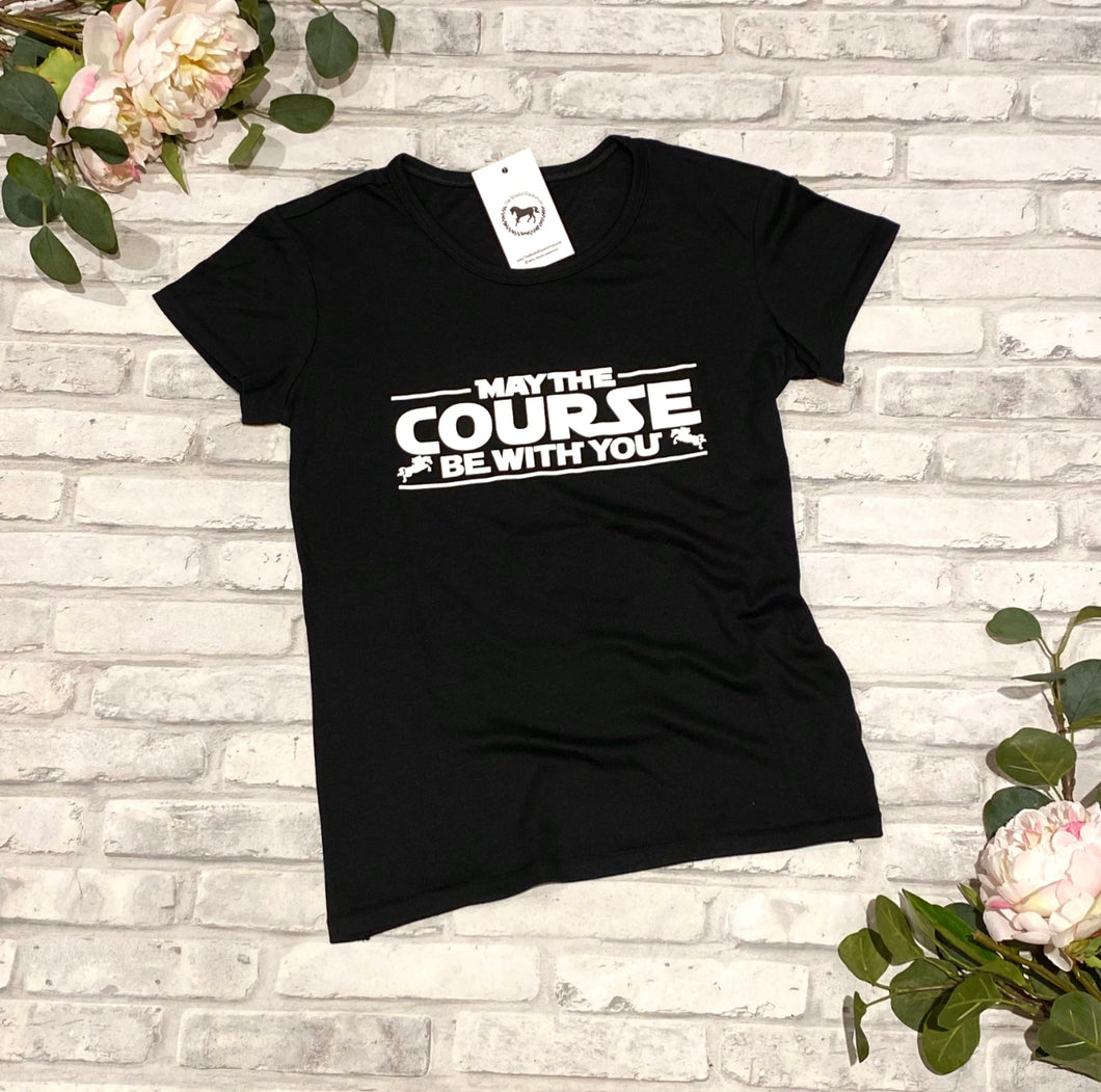 May the Course be with you Tee - Black